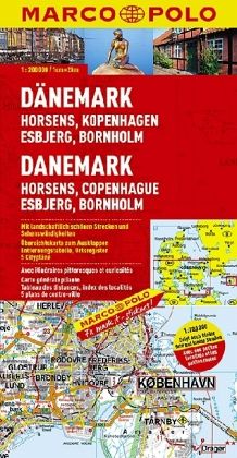 Marco Polo Karte Dänemark / Denmark / Danmark Marco Polo Karte Dänemark / Denmark / Danmark
