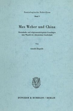 Cover Max Weber und China.