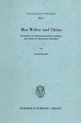 Max Weber und China.