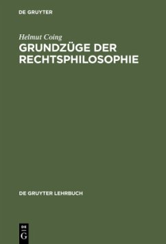 Grundzüge der Rechtsphilosophie - Coing, Helmut