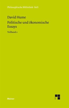 Politische und ökonomische Essays / Politische und ökonomische Essays - Hume, David