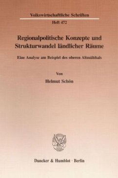 Cover Regionalpolitische Konzepte und Strukturwandel ländlicher Räume.