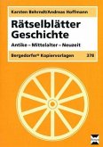 Rätselblätter Geschichte