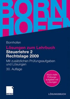 Cover Lösungen zum Lehrbuch Steuerlehre 2 Rechtslage 2008
