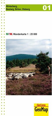 Winterberg Blatt 01 topographische Wanderkarte NRW - Geobasisdaten: Land NRW