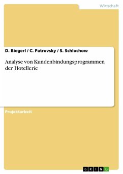 Analyse von Kundenbindungsprogrammen der Hotellerie - Biegerl, D.;Schlochow, S.;Patrovsky, C.