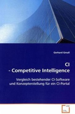 CI - Competitive Intelligence - Gmall, Gerhard