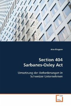 Section 404 Sarbanes-Oxley Act - Blagoev, Alex