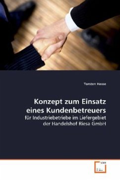 Cover Konzept zum Einsatz eines Kundenbetreuers