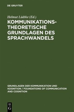 Cover Kommunikationstheoretische Grundlagen des Sprachwandels