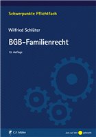 BGB-Familienrecht - Schlüter, Wilfried