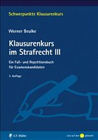 Klausurenkurs im Strafrecht III - Beulke, Werner