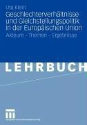 Cover Geschlechterverhältnisse und Gleichstellungspolitik in der Europäischen Union (eBook, PDF)