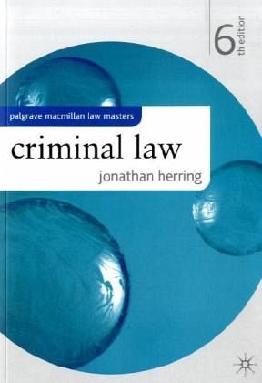 Criminal Law Criminal Law