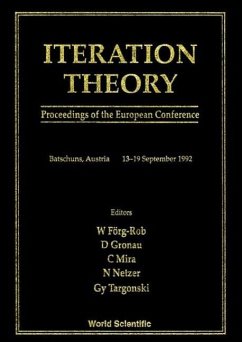 Iteration Theory - Proceedings of the European Conference