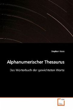 Alphanumerischer Thesaurus - Krass, Stephan