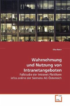 Cover Wahrnehmung und Nutzung von Intranetangeboten