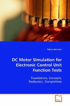 DC Motor Simulation for Electronic Control Unit Function Tests - Artmeier, Tobias