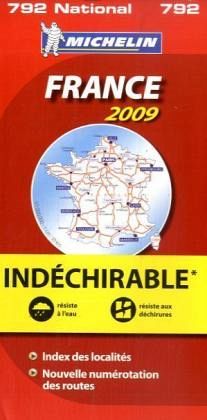 Michelin Karte France 2009, Indéchirable Michelin Karte France 2009, Indéchirable