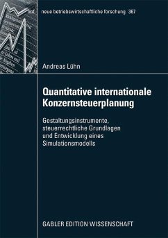 Quantitative internationale Konzernsteuerplanung