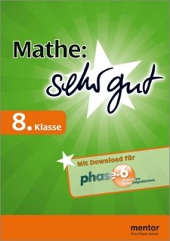 Mathe: sehr gut, 8. Klasse