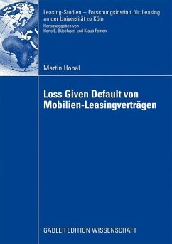 Loss Given Default von Mobilien-Leasingverträgen - Honal, Martin