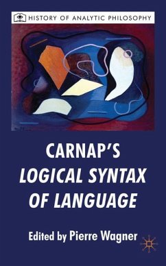 Carnap's Logical Syntax of Language - Wagner, P.