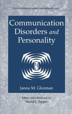 Communication Disorders and Personality - Glozman, Janna M.