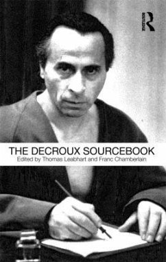 The Decroux Sourcebook - Chamberlain, Franc / Leabhart, Thomas (eds.)