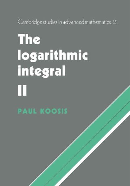 The Logarithmic Integral The Logarithmic Integral