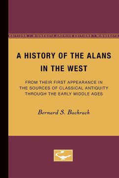 A History of the Alans in the West - Bachrach, Bernard S.