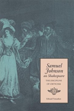 Samuel Johnson on Shakespeare - Tomarken, Edward