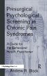 Presurgical Psychological Screening in... - Bild 1