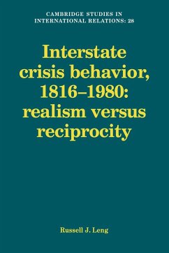 Interstate Crisis Behavior, 1816 1980 - Leng, Russell J.