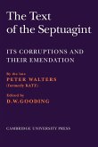 The Text of the Septuagint