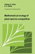 Mathematical Ecology of Plant Species... - Bild 1