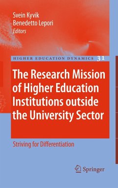 The Research Mission of Higher Education Institutions Outside the University Sector - Kyvik, Svein / Lepori, Benedetto (Hrsg.)