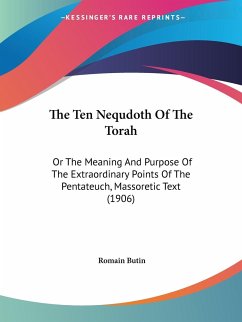 The Ten Nequdoth Of The Torah - Butin, Romain