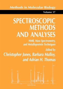 Spectroscopic Methods and Analyses - Jones, Christopher;Mulloy, Barbara;Thomas, Adrian H.