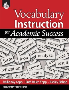 Vocabulary Instruction for Academic Success - Kay Yopp, Hallie; Helen Yopp, Ruth