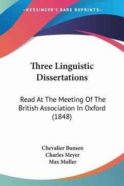 Three Linguistic Dissertations