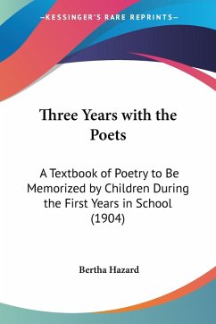 Cover Three Years with the Poets
