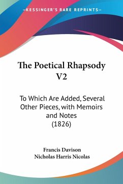 The Poetical Rhapsody V2 - Davison, Francis Artist; Nicolas, Nicholas Harris