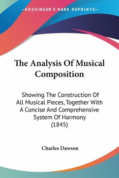 The Analysis Of Musical Composition