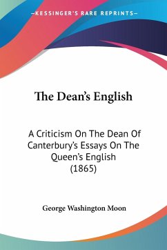 The Dean's English