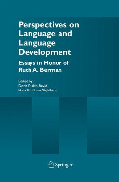 Perspectives on Language and Language Development - Ravid, Dorit Diskin / Bat-Zeev Shyldkrot, Hava (eds.)