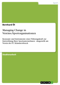 Managing Change in Vereins-/Sportorganisationen