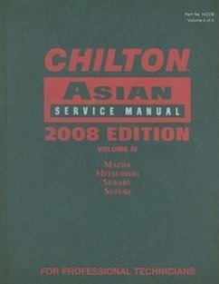 Chilton Asian Service Manual, Volume IV: Mazda, Mitsubishi, Subaru, Suzuki - Chilton