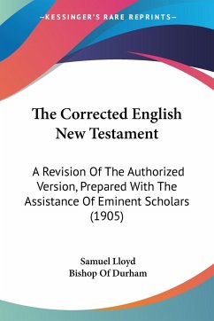 The Corrected English New Testament - Lloyd, Samuel