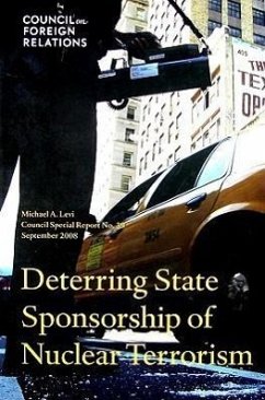 Deterring State Sponsorship of Nuclear Terrorism - Levi, Michael A.